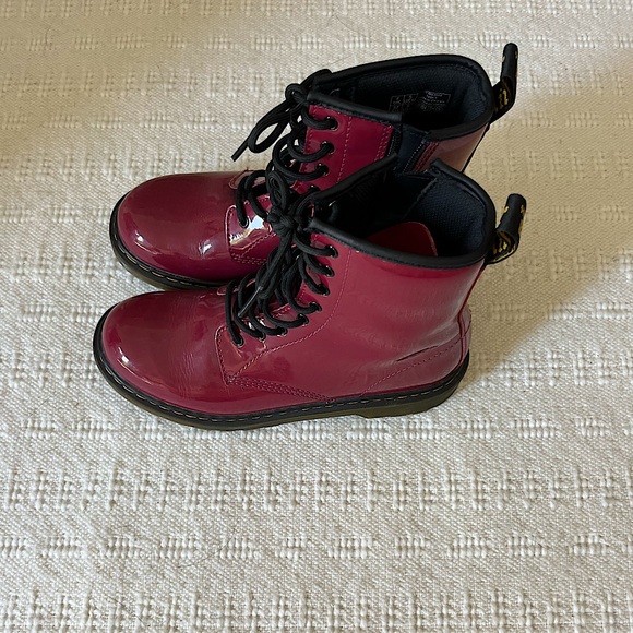 Doc Martens (Glossy Red) Woman’s size 6! - Picture 2 of 3
